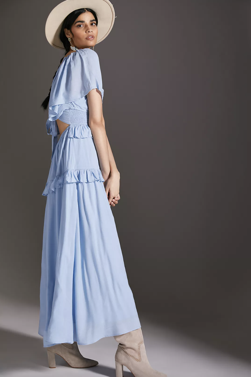 Tiered Ruffled Maxi Dress (Photo via Anthropologie)