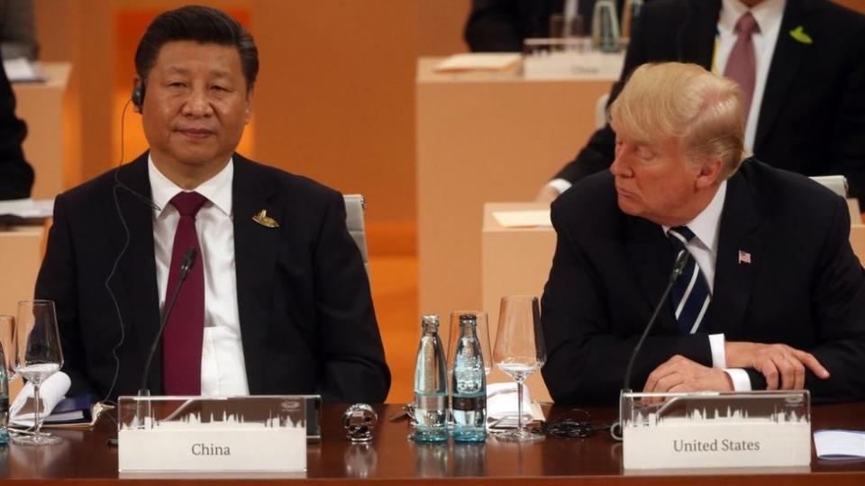 Xi Jinping y Donald Trump.