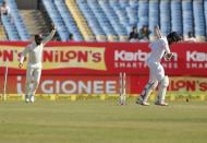 Cricket - India v England - First Test cricket match - Saurashtra Cricket Association Stadium, Rajkot, India - 10/11/16. England's Moeen Ali is bowled. REUTERS/Amit Dave