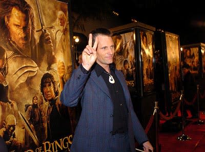 Viggo Mortensen at the LA premiere of New Line's The Lord of the Rings: The Return of The King