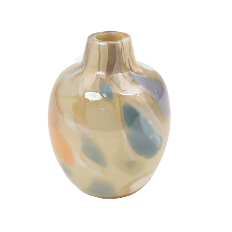 Hand-Blown Glass Vase