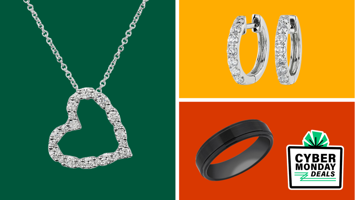 Save 50% on jewelry from Blue Nile this Cyber Monday.