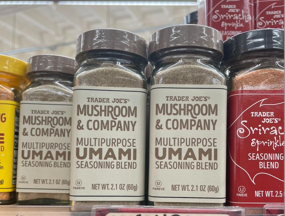 Mushroom umami seasoning at Trader Joe's.