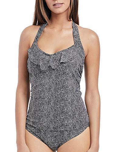 8) Underwire Tankini With Retro Frill