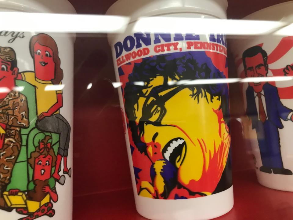 The Donnie Iris fun cup from the Brighton Hot Dog Shoppe