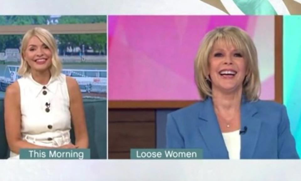 Willoughby shared the screen with Ruth Langsford during her return (ITV)