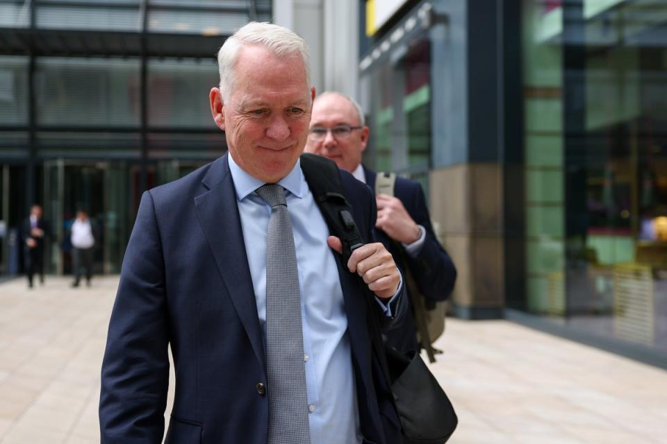 Robin Bulloch, CEO of TSB, said the bank hopes soon to see details of the impact of the commitments made by Meta and other tech companies in tackling fraud (Bloomberg via Getty)