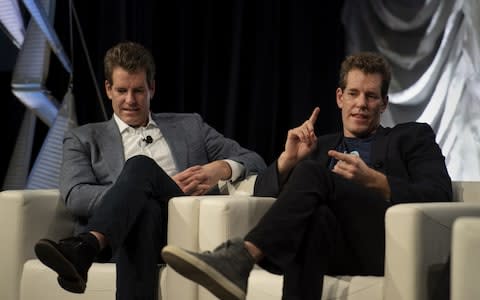 Tyler and Cameron Winklevoss SXSW - Credit: Bloomberg