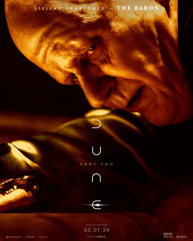 Stellan Skarsgard Dune Part Two poster