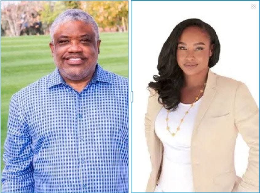 Stephen Nelson, left, and Anyse Smith are running for the Palm Desert City Council's District 3 seat this year.