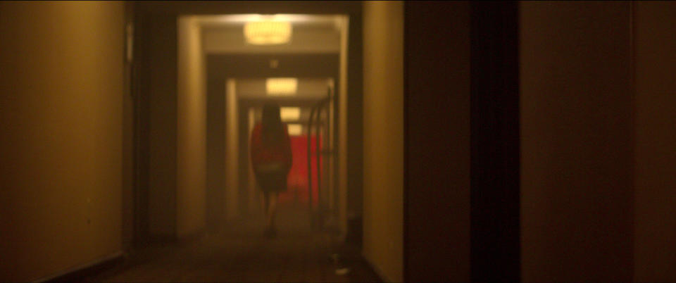 A scene from the Netflix documentary series "Crime Scene: The Vanishing at the Cecil Hotel," which tells the story of the death of Canadian Elisa Lam at the Los Angeles Cecil Hotel in 2013. (Courtesy of Netflix)