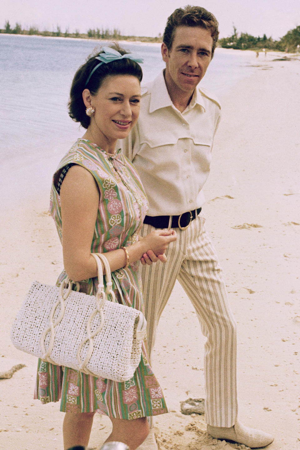 Princess Margaret and Lord Snowdon in Nassau on March 16, 1967. (AP Photo)