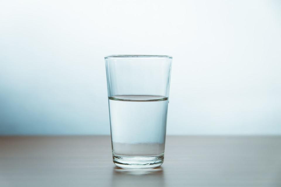 You need to drink eight glasses of water a day