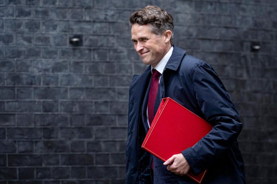 Gavin Williamson arriving at Downing Street to learn he was being sacked as Education Secretary (Getty Images)