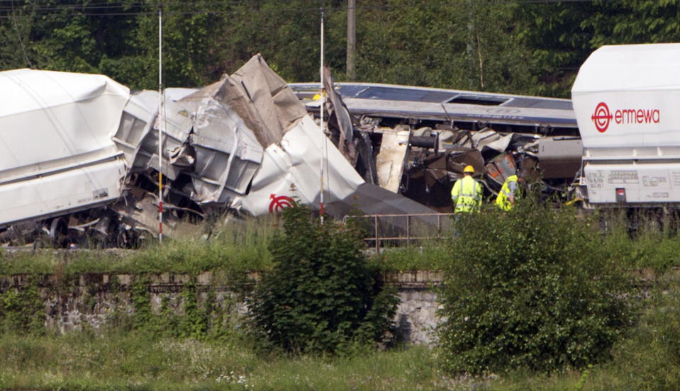 Belgium train collision