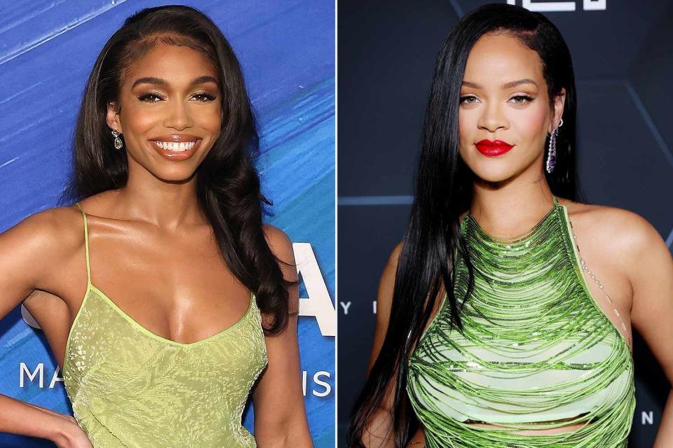 Taylor Hill/WireImage; Rich Fury/Getty Images Lori Harvey and Rihanna