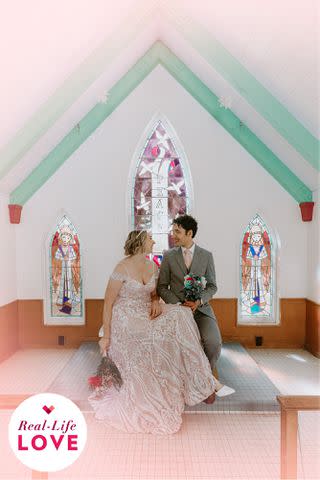 <p>Katie Weinholt Photography</p> Marylee Williams and Armin Samii at their wedding