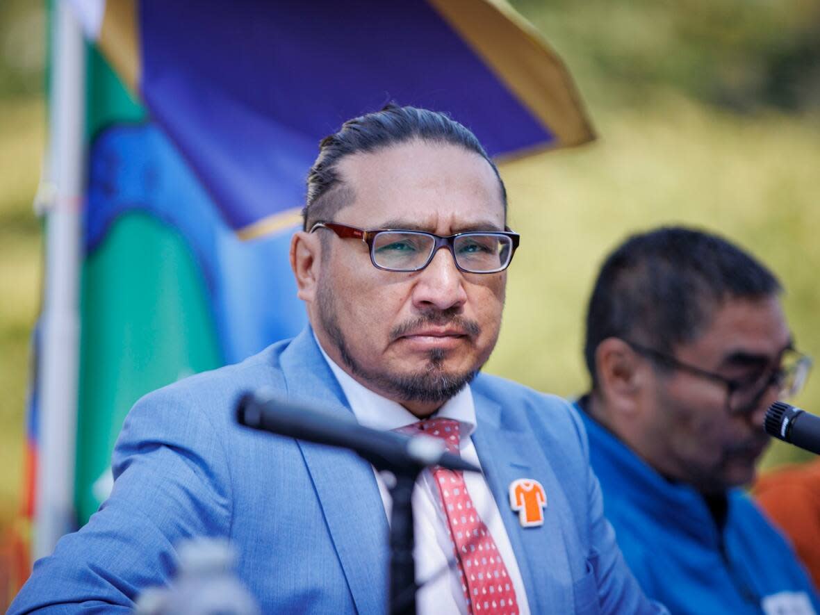 MPP Sol Mamakwa said Monday the Thunder Bay Police Service (TBPS) has lost the trust of Indigenous people, days after a former police chief was charged by Ontario Provincial Police.  (Evan Mitsui/CBC - image credit)