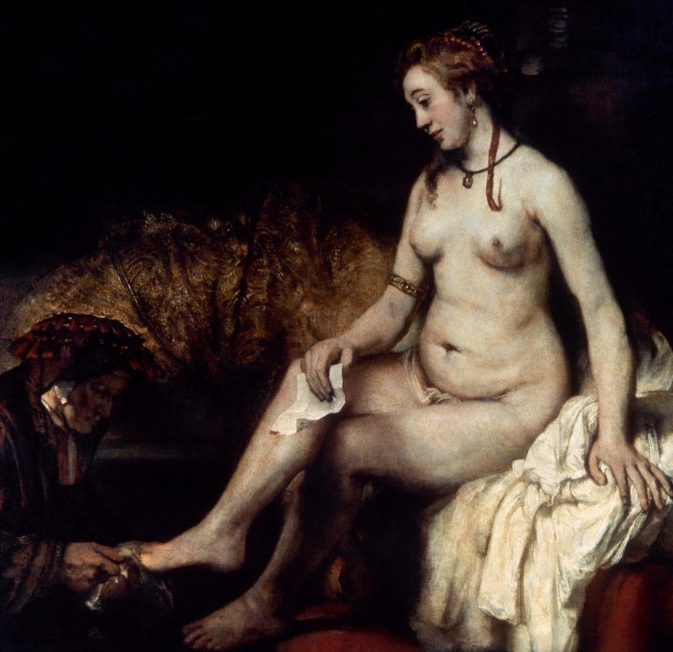 Bathsheba in her bath (1654), Rembrandt