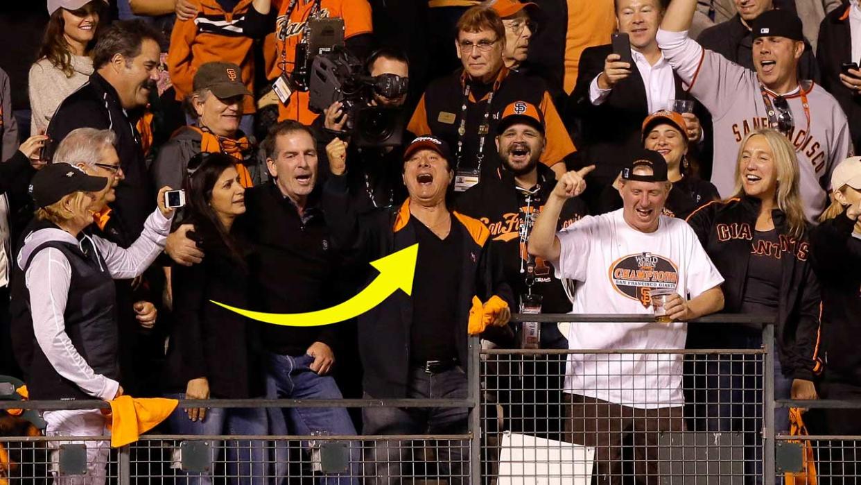  Steve Perry at a San Francisco Giants game. 