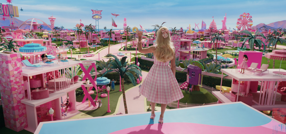 Margot Robbie oversees a pink wonderland in Greta Gerwig's "Barbie."