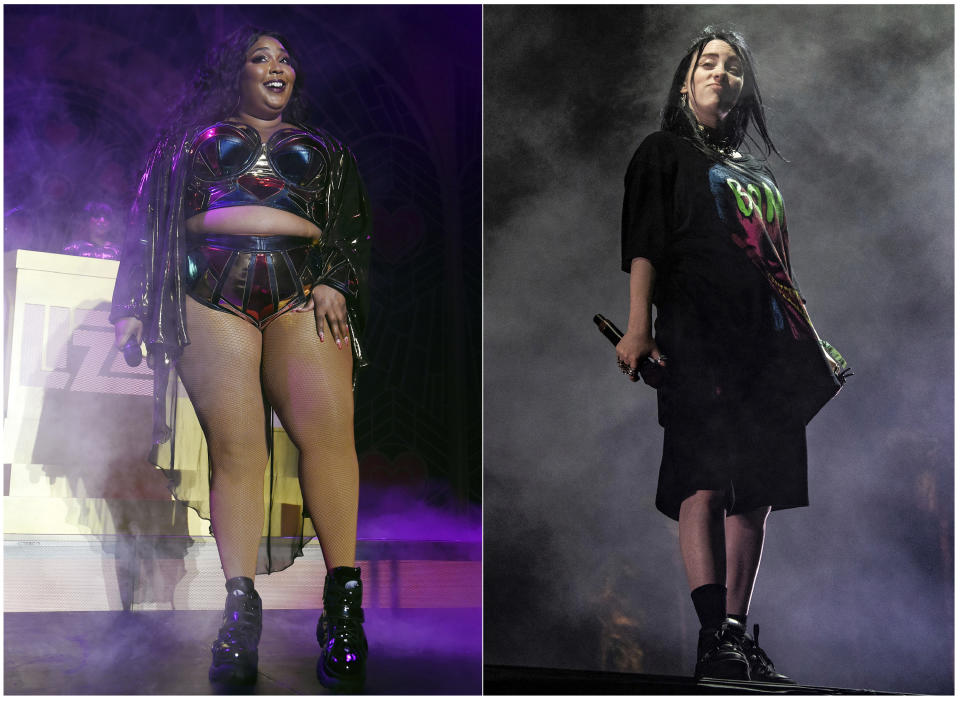 Lizzo and Billie are expected to be this year's top winners amid Grammys controversy. (Photos: Associated Press)