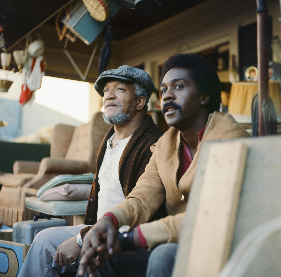 Redd Foxx (left) and Demond Wilson on 