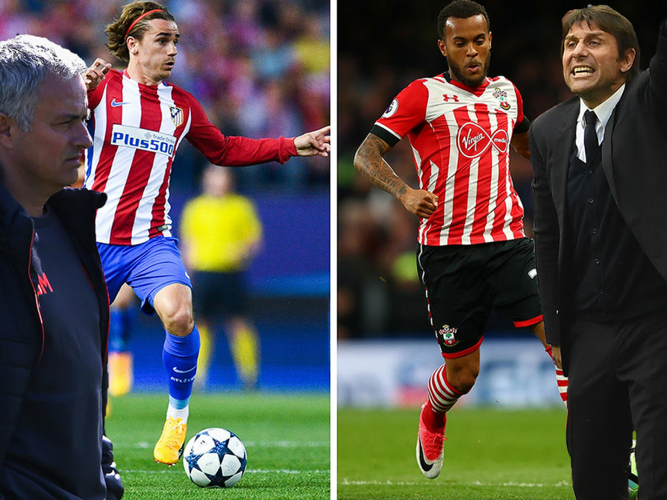 Mourinho wants Griezmann and Conte wants Bertrand - apparently
