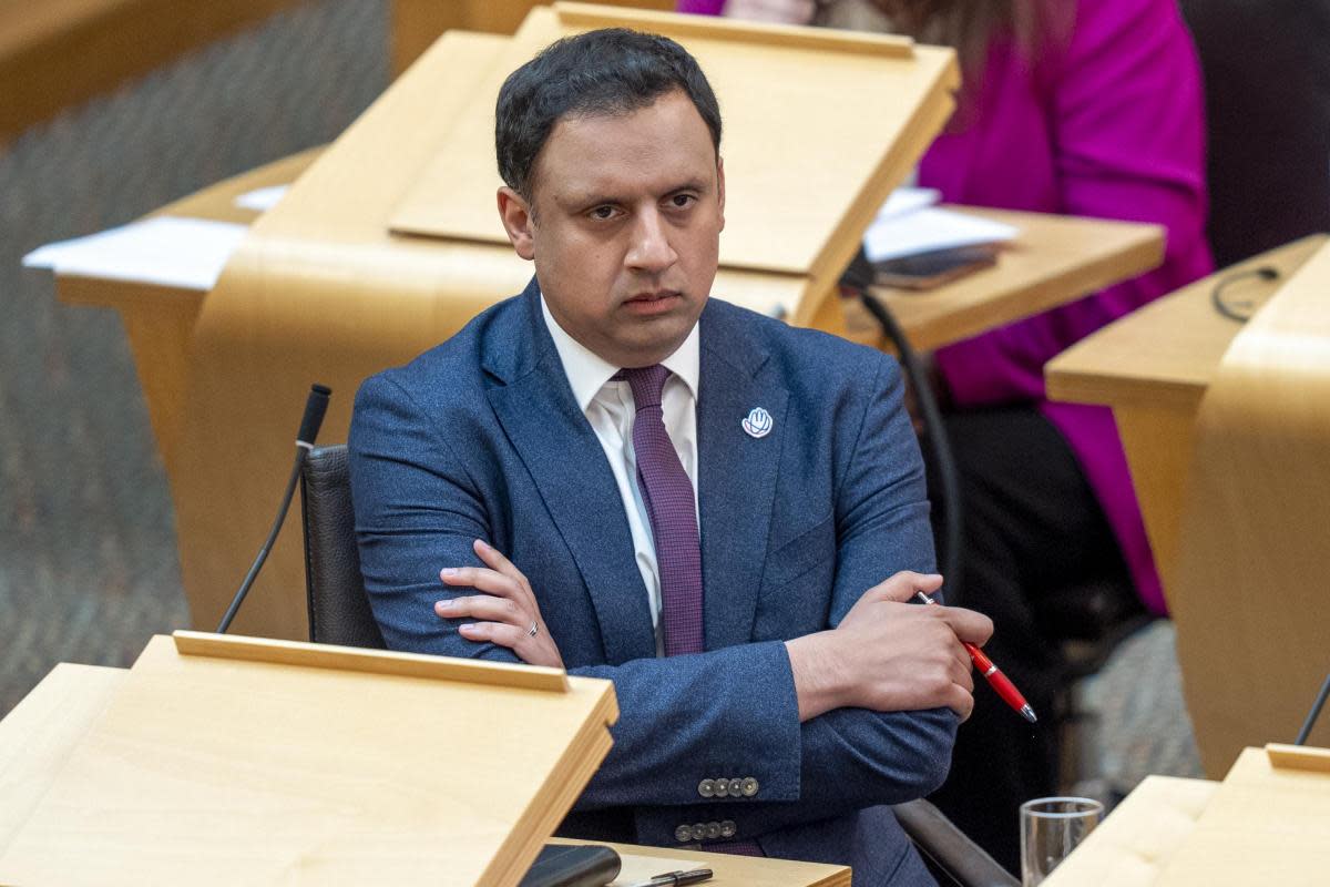 Anas Sarwar pictured in the Scottish Parliament <i>(Image: PA)</i>