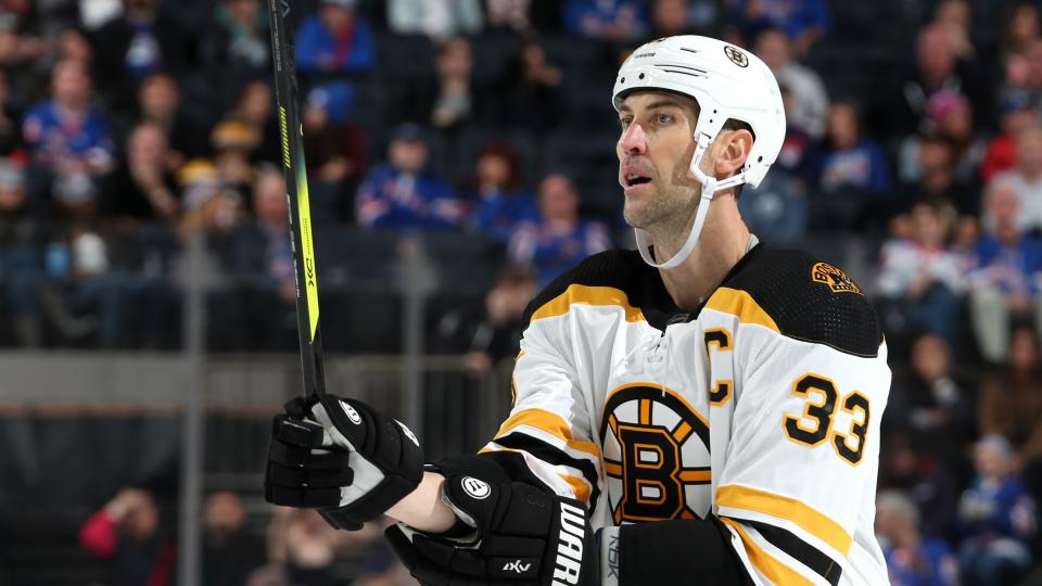 The Bruins captain has clearly earned some respect through his 1500 games played. (Photo by Jared Silber/NHLI via Getty Images)