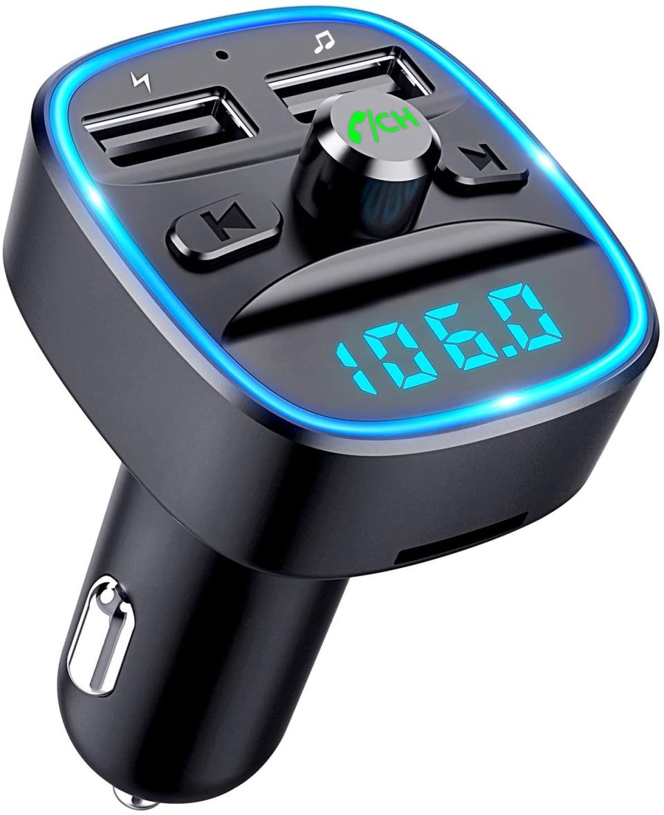 FM Transmitter for Car. Image via Amazon.