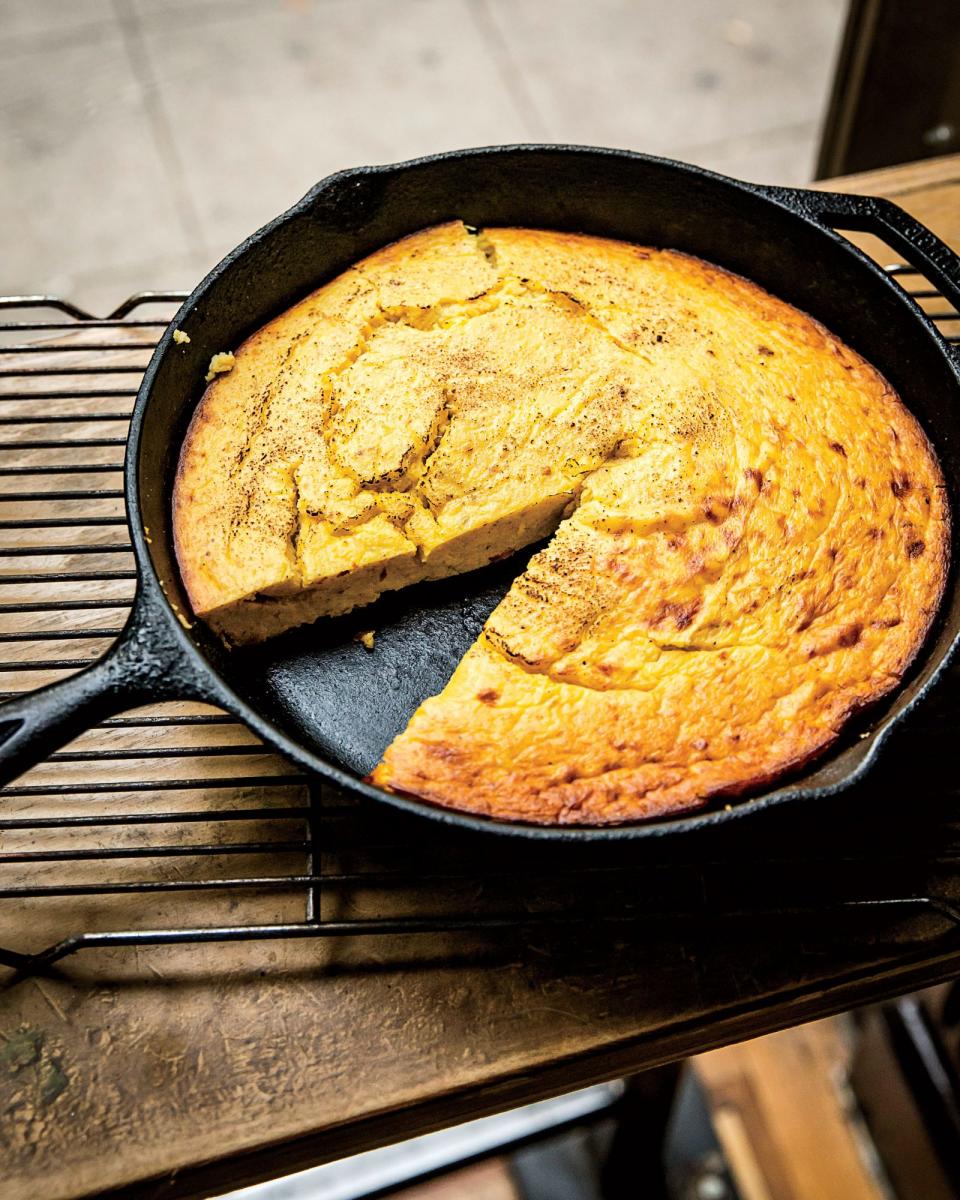 Ashley Christensen's Buttermilk Spoonbread with Spaghetti Squash