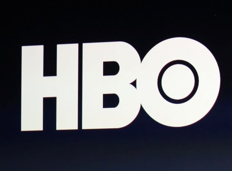 FILE PHOTO: HBO logo is on display during an Apple event in San Francisco