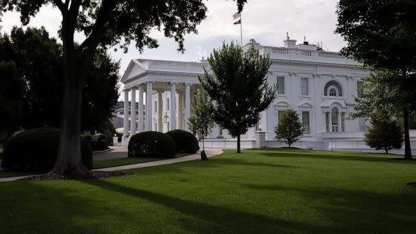 PHOTO: The exterior of the White House from the North Lawn, Aug. 7, 2022, in Washington, D.C. (Sarah Silbiger/Getty Images)