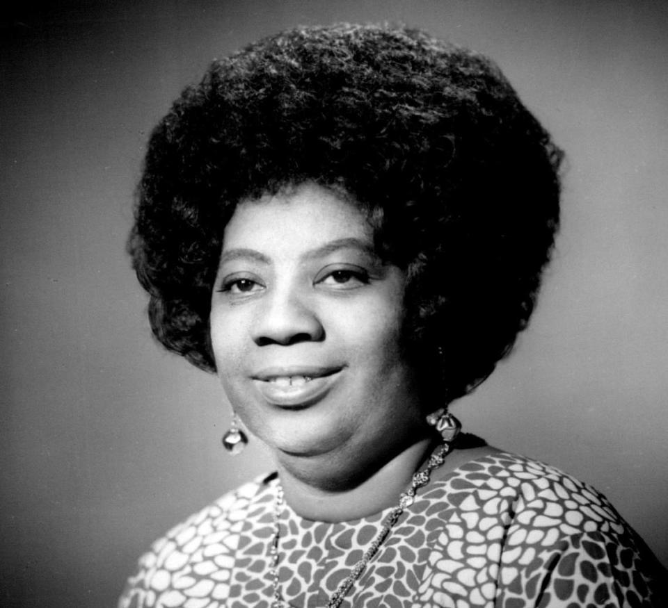 Sacramento City Councilwoman Callie Carney in 1977. Carney was the first Black woman to serve on the Sacramento City Council and a tireless champion of her Oak Park neighborhood.