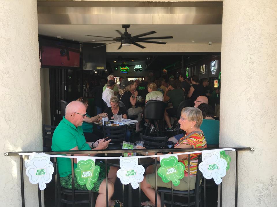 St. Patrick's Day 2019 at Shamrocks Irish Pub in downtown Palm Springs.