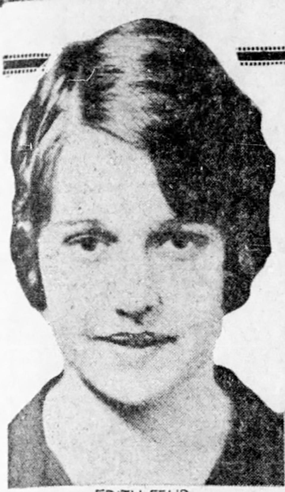 Edith Fehr, 19, swam from Harsens Island to the Detroit Yacht Club on Belle Isle in 11 hours, 22 minutes in 1927.