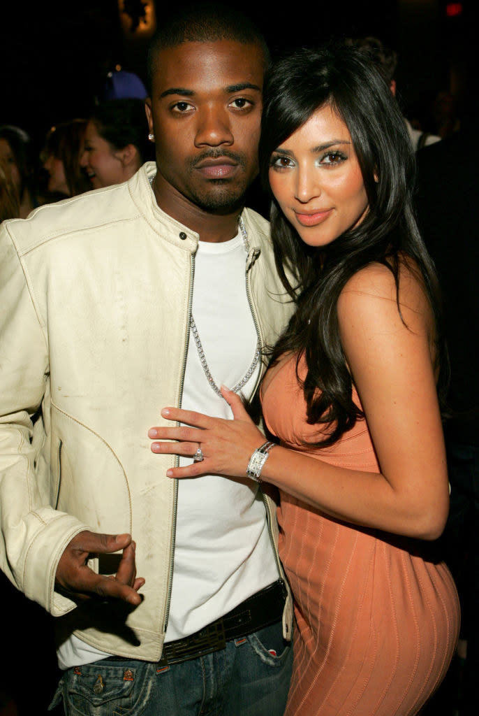 closeup of Ray J and Kim together