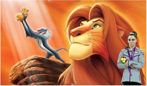 McKayla Maroney is not impressed with the Circle of Life.