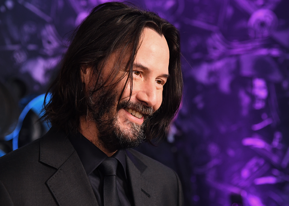 Keanu Reeves attends ‘John Wick’ screening.