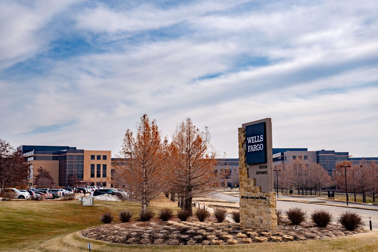 The Wells Fargo West Des Moines campus, the headquarters of the bank's mortgage division.