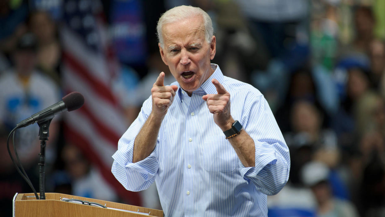 Joe Biden Democratic presidential candidate–shutterstock_1405652789