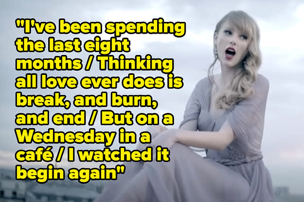 lyrics you might relate to on X: taylor swift / end game https