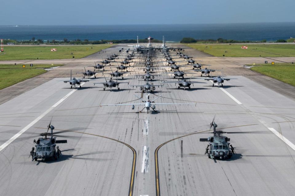 PHOTO: Team Kadena Showcases Overwhelming Air Power in Unique Display (U.S. Air Force)