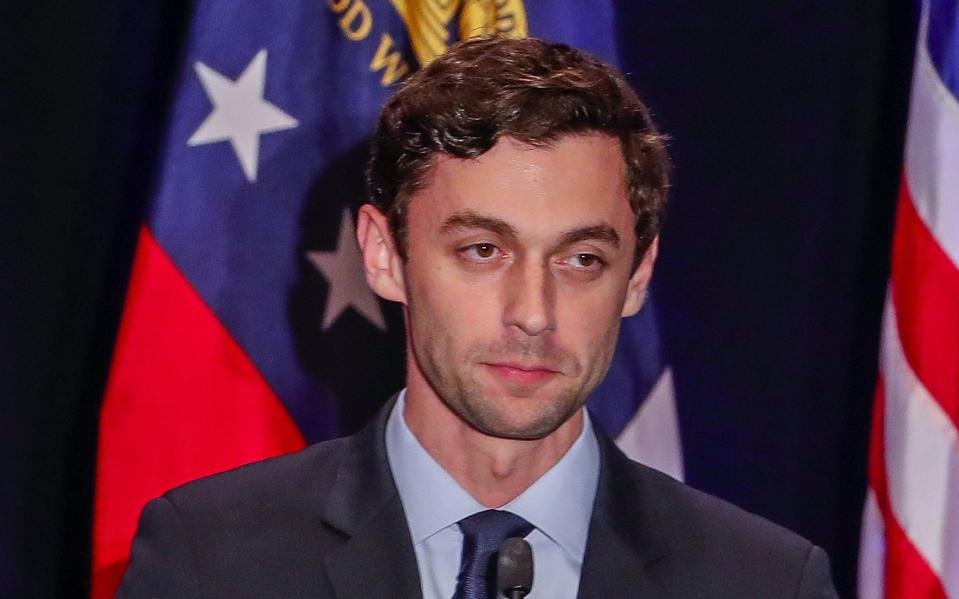 Democratic US House of Representatives candidate Jon Ossoff concedes defeat to Republican Karen Handel  - Credit: EPA