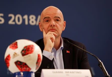 FIFA President Gianni Infantino Media Briefing