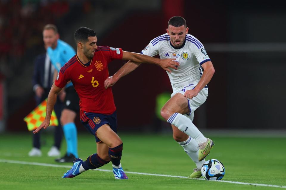 John McGinn said the big moments ‘went against Scotland’   (Getty Images)