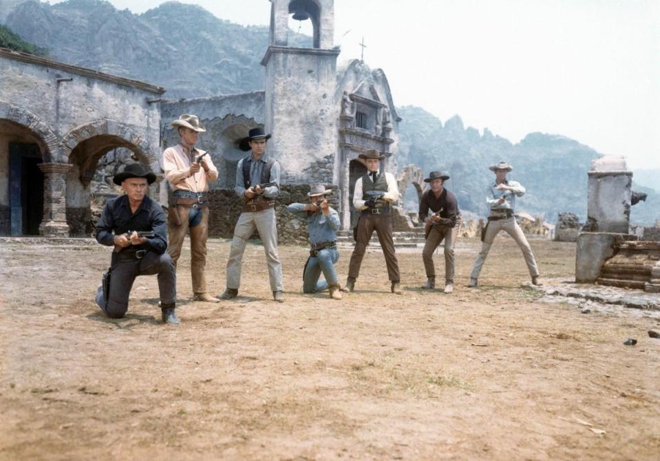 10. The Magnificent Seven (1960): A great storyline, terrific cast, unforgettable music and a series of memorable vignettes including Yul Brynner and Steve McQueen’s opening hearse scene and James Coburn’s knife/gun duel. What more can you ask from a Western? (United Artists)