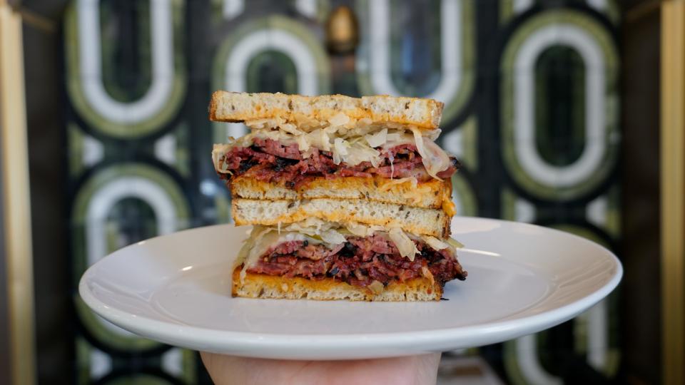 Reuben sandwich at Palm Avenue Deli in downtown Sarasota.