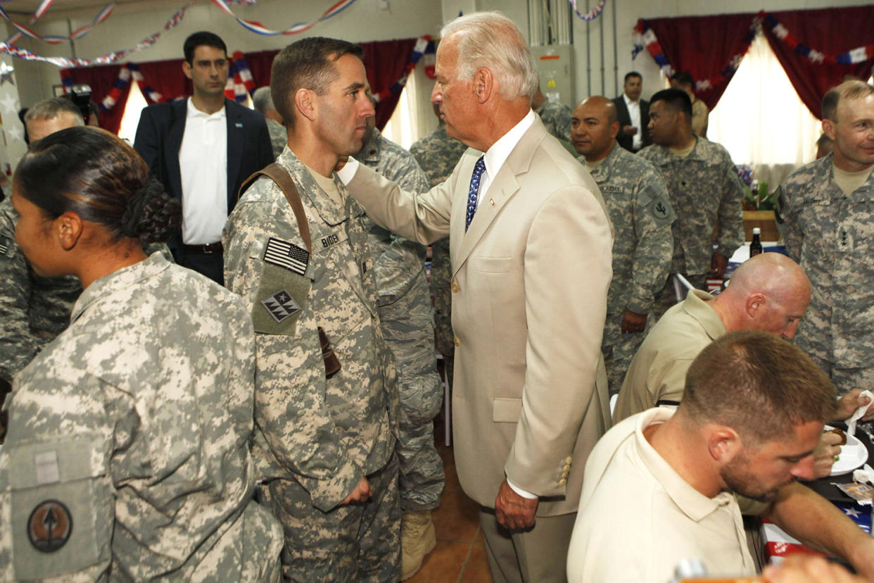 US Vice-President Joe Biden Visits Iraq, speaks with Beau Biden (Khalid Mohammed / Pool via Getty Images file)